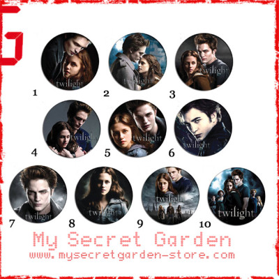 Twilight - Movie / Eclipse Pinback Button Badge Set ( or Hair Ties / 4.4 cm Badge / Magnet / Keychain Set )